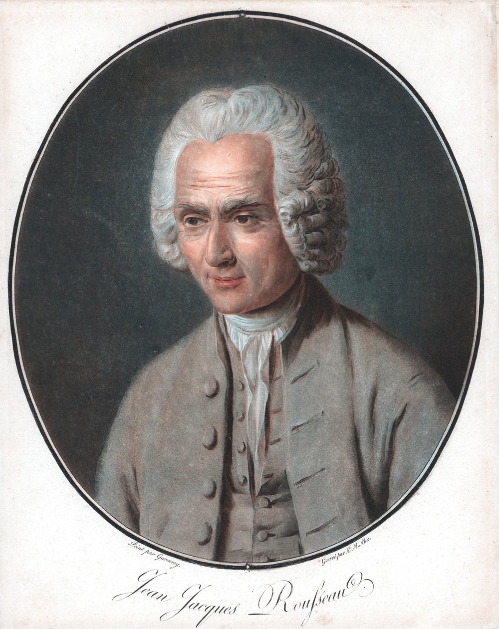 Jean-Jacques Rousseau 1712-78，法国政治哲学家 作者 皮埃尔·米歇尔·阿利克斯