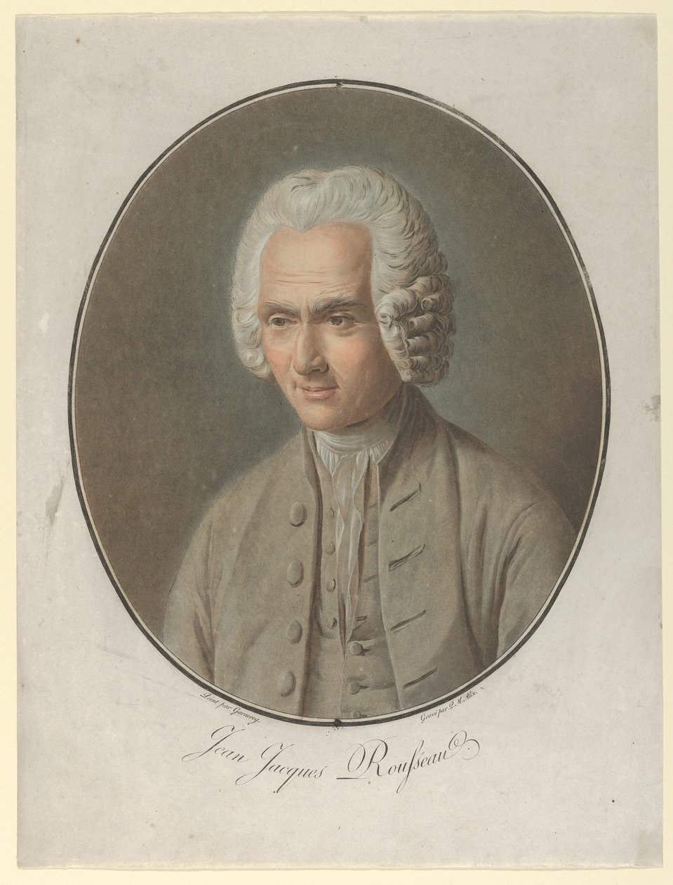 尚·雅克·卢梭（Jean-Jacques Rousseau），1791年 作者 皮埃尔·米歇尔·阿利克斯