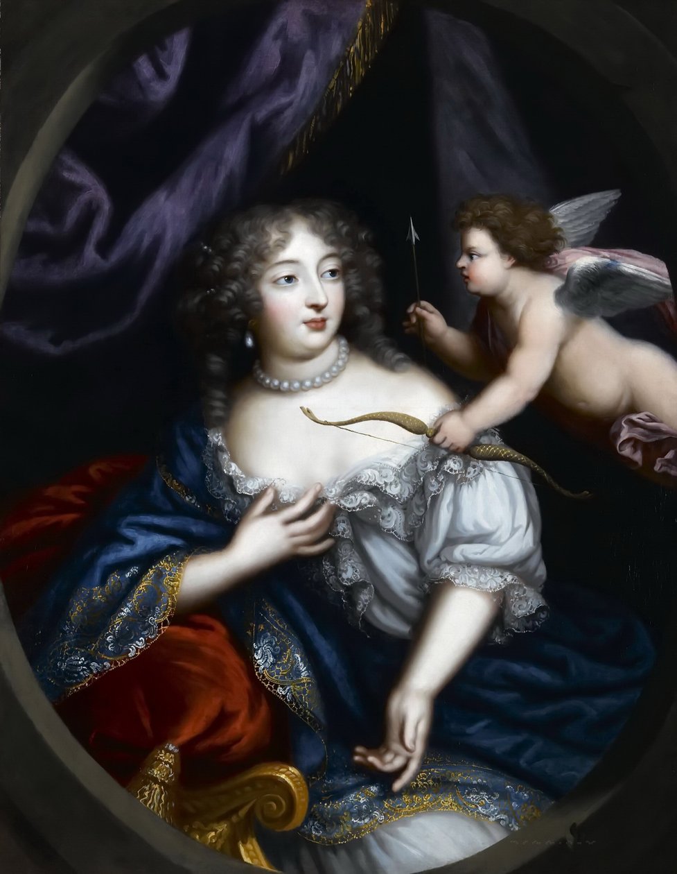 Françoise-Athénaïsde Rochechouart，蒙特斯潘侯爵夫人（1640-1707） 作者 皮埃尔·米尼亚德