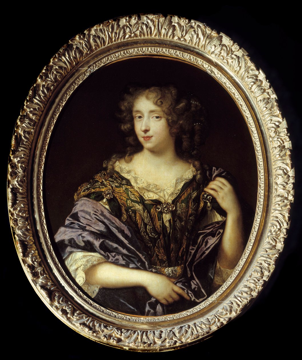 Portrait of Madame de Saint Germain. Helene Ferrand, daughter of a councillor in the parliament of Paris, wife of Louis Foucault, Marquis de Saint Germain Beaupre; died at 34 years of age between 1681 and 1691. Painting by Pierre Mignard (1612-1695) 作者 皮埃尔·米尼亚德