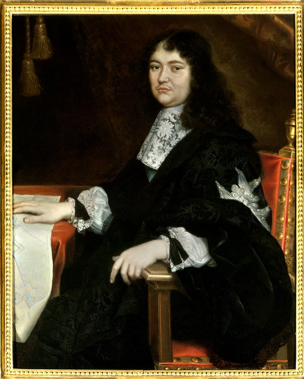卢瓦侯爵 (1641-1691) Michel Le Tellier 肖像 Pierre Mignard (1612-1695) 17 世纪作画。 必须提及：兰斯，Musee Des Beaux Arts - Michel Le Tellier 肖像，Marquis de Louvois（1641-1691）。 皮埃尔·米格纳 (Pierre Mignard) 的绘画 作者 皮埃尔·米尼亚德
