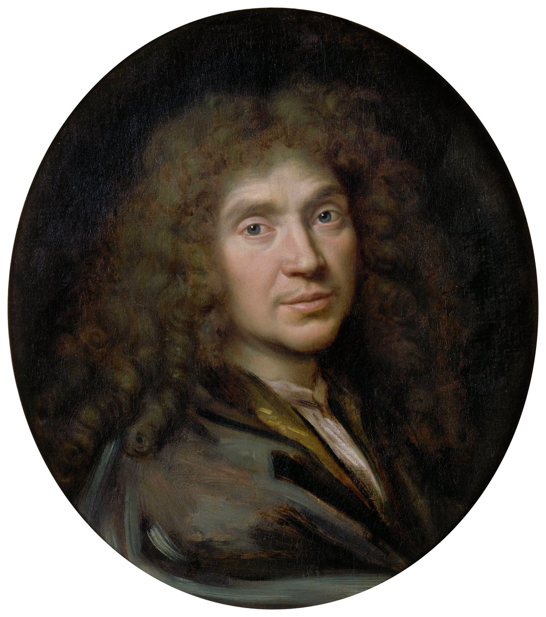 作者肖像Moliére1622-1673，约1658年 作者 皮埃尔·米尼亚德