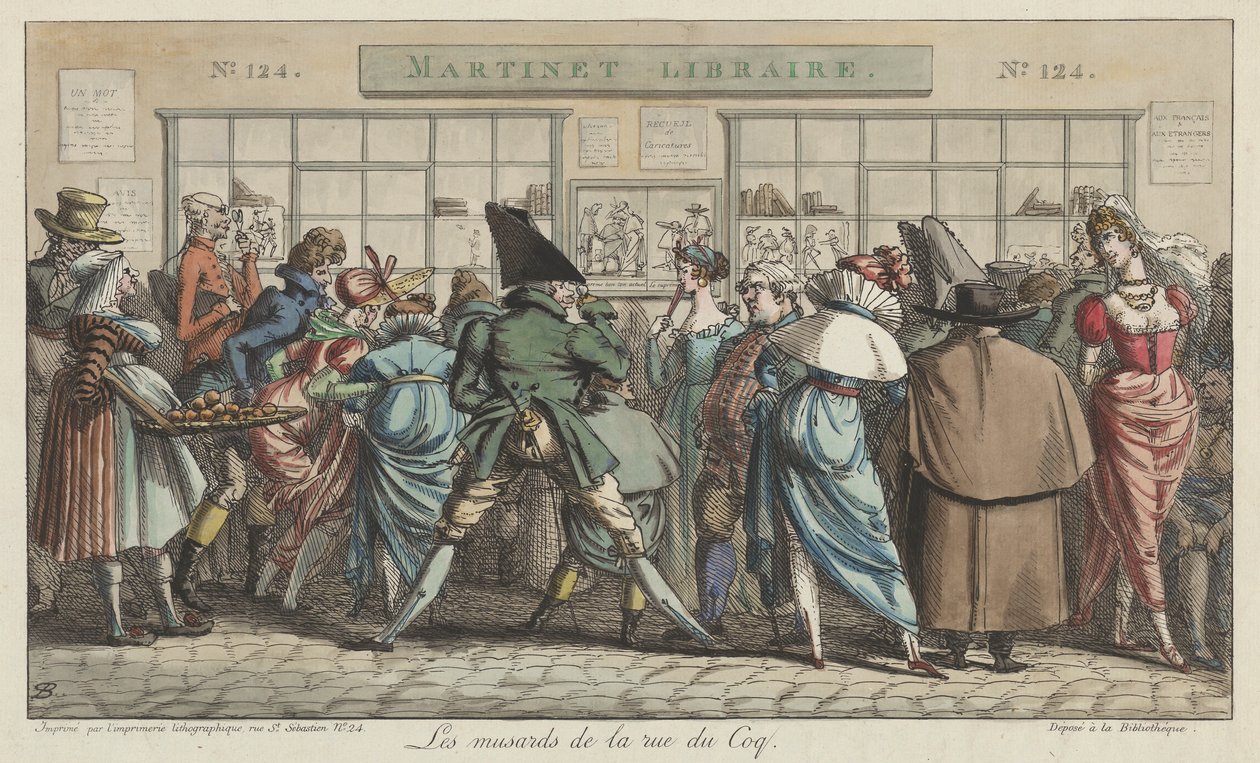 Les musards de la rue du Coq (The Dawdlers of the Rue du Coq) 作者 皮埃尔·诺拉斯克·贝热雷