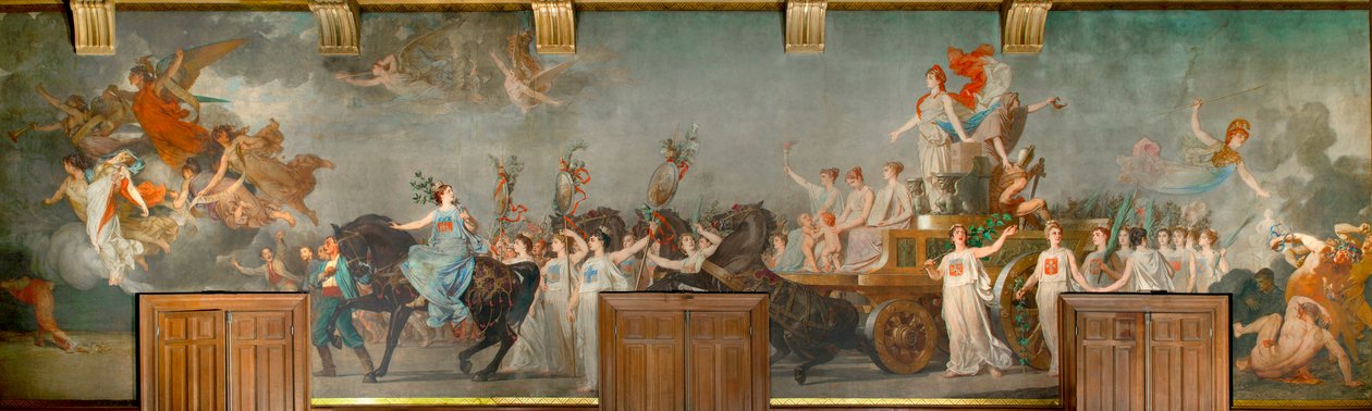 Fresco “” Le triumphe de la Republique”” 作者 皮埃尔·保罗·莱昂·格莱兹