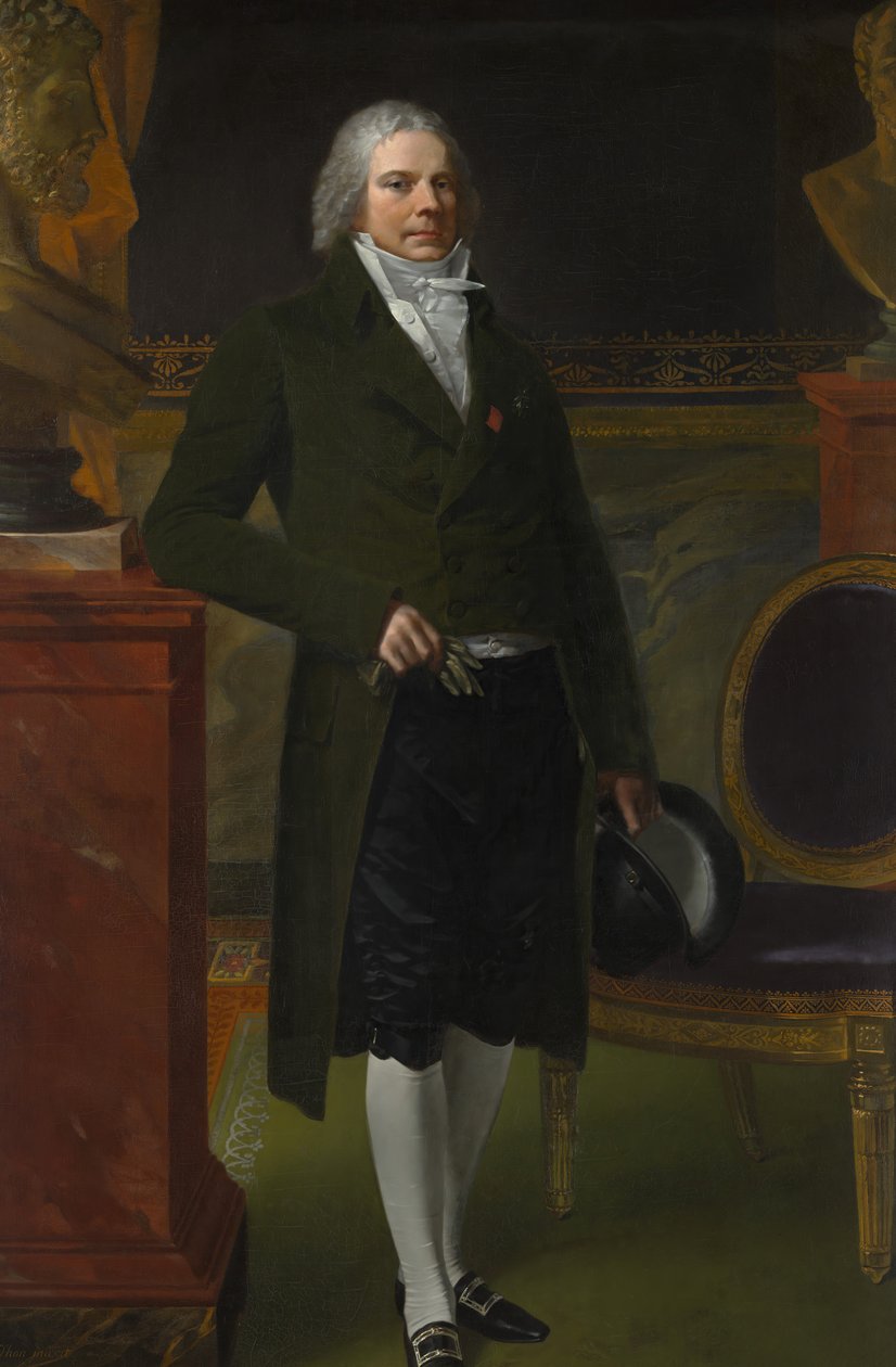 查尔斯-莫里斯-德-塔列朗-佩里戈德1754-1838年，塔列朗亲王，1817年。 作者 皮埃尔·保罗·普鲁德洪