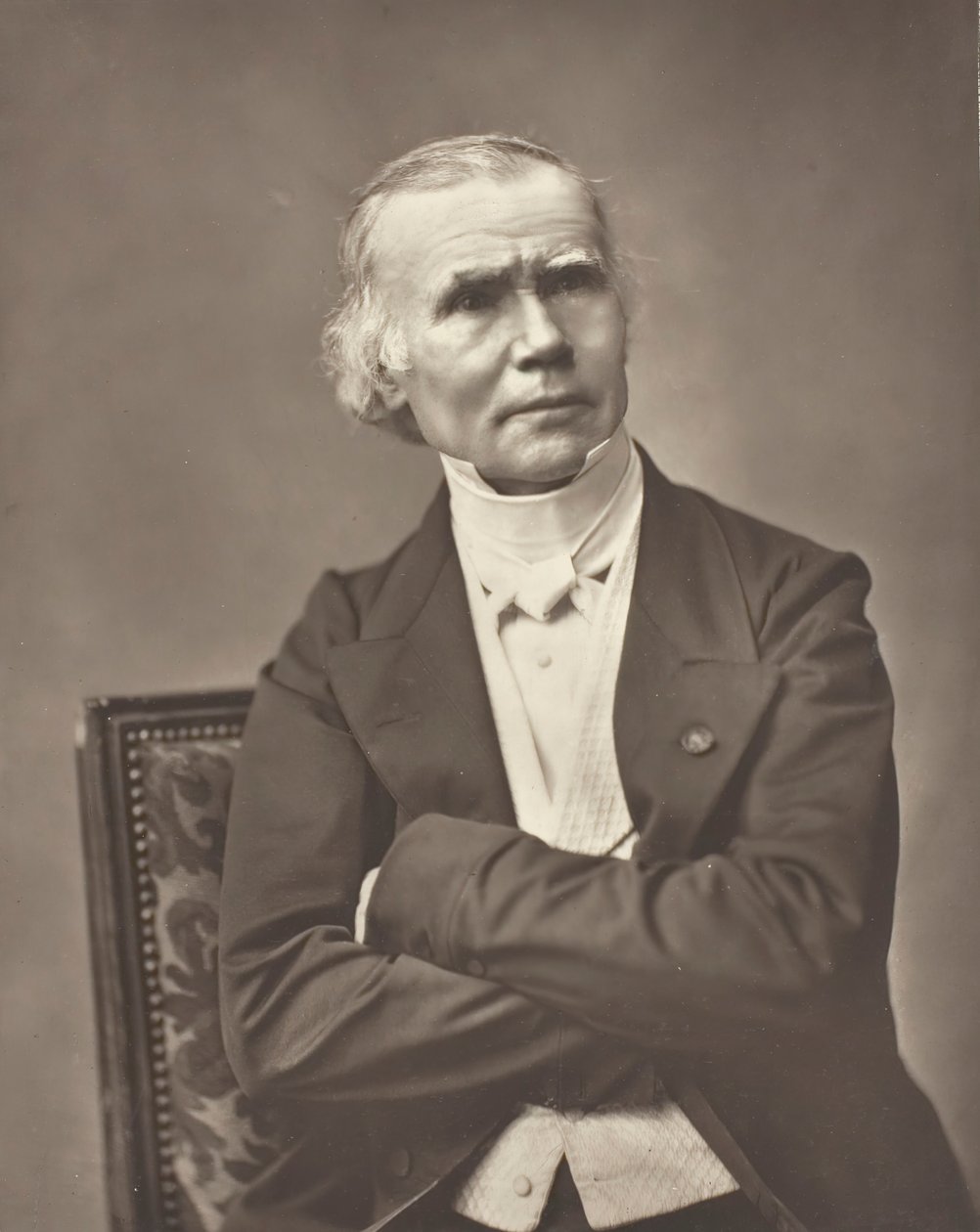Alfred-Armand-Louis-Marie Velpeau 法国外科医生和解剖学家，1795-1867，约1867。 作者 皮埃尔·佩蒂特