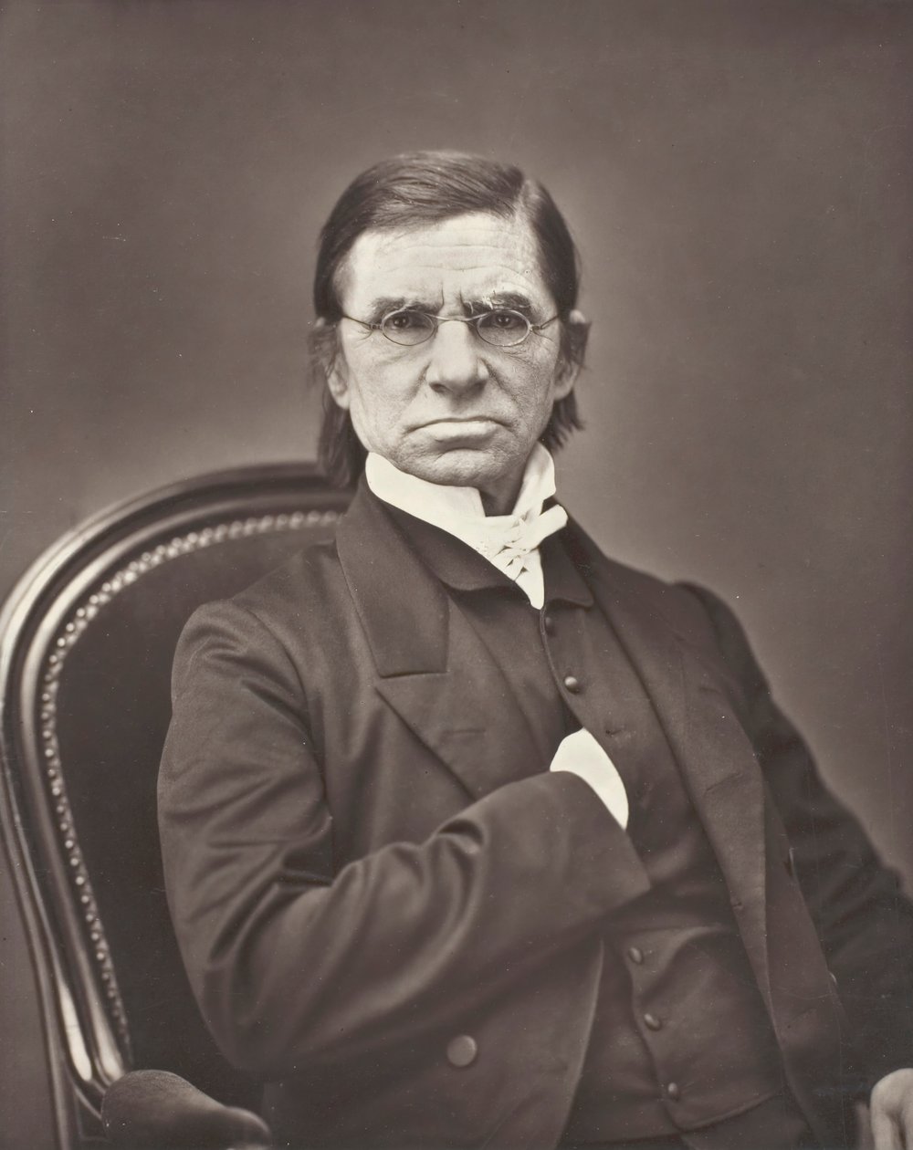 埃米尔-利特雷（Émile Littré） 法国词汇学家和哲学家，1801-1881，约1876。 作者 皮埃尔·佩蒂特