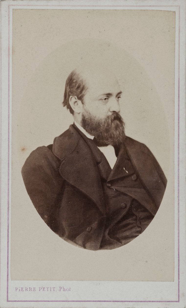 Henri Murger 1822-1861的肖像，1861年。 作者 皮埃尔·佩蒂特