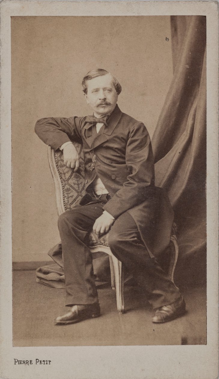 路易斯-德-洛梅尼的肖像，1818-1878。 作者 皮埃尔·佩蒂特