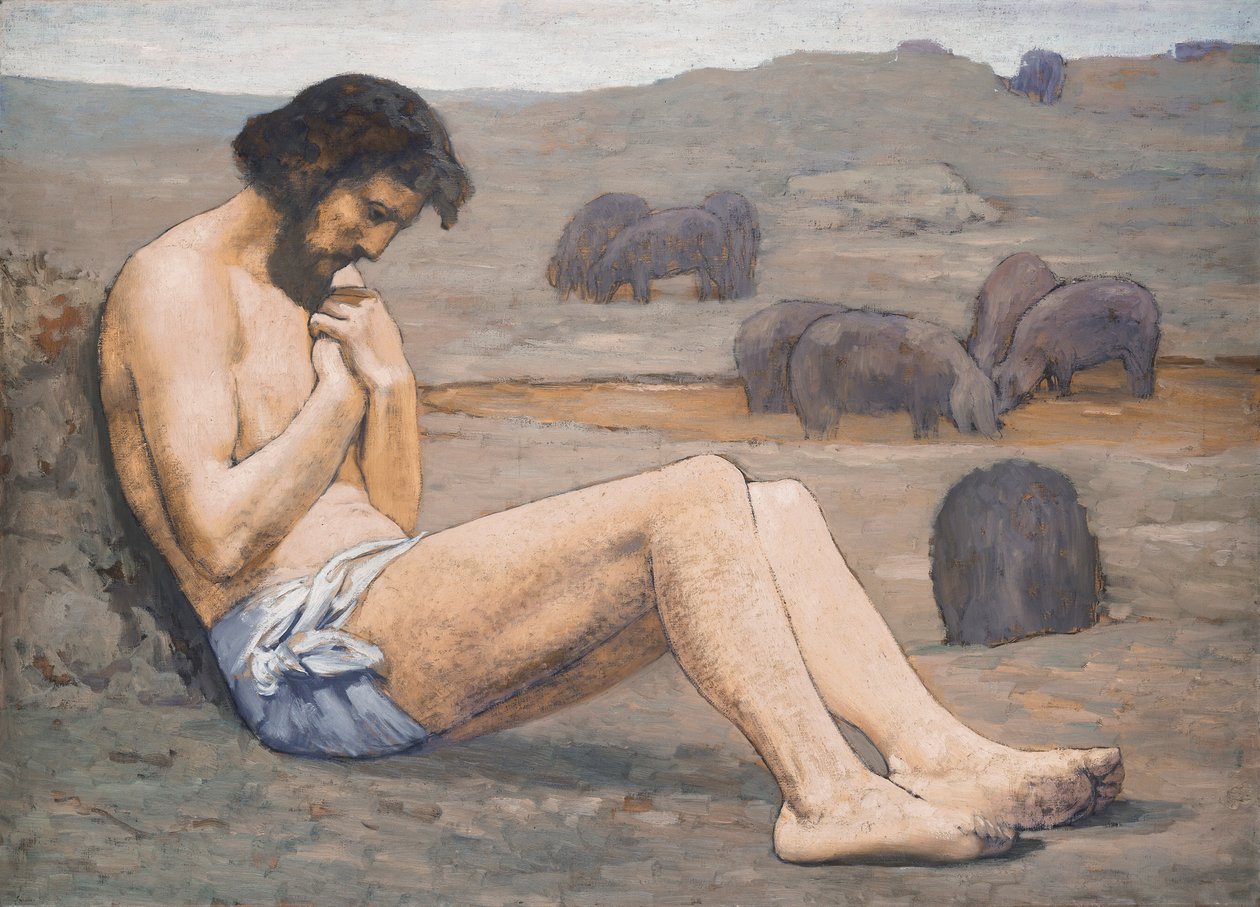 浪子，c。 1879年（亚麻油） 作者 皮埃尔·普维斯·德·沙瓦纳