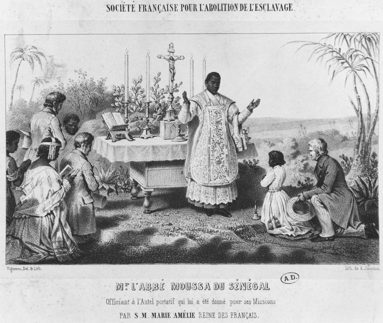 Abbot Moussa，塞内加尔，1840年 作者 皮埃尔·罗奇·维格纳隆