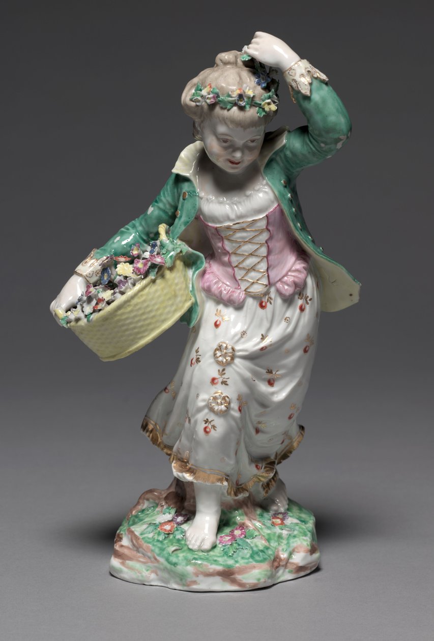 秋天，布里斯托尔瓷器厂制造，约1775年 作者 皮埃尔·斯蒂芬