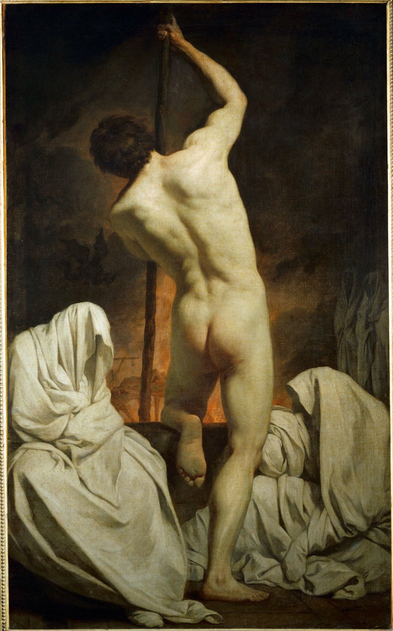 Charon passant les ombres - Charon in the underworld ... 作者 皮埃尔·苏伯莱拉斯
