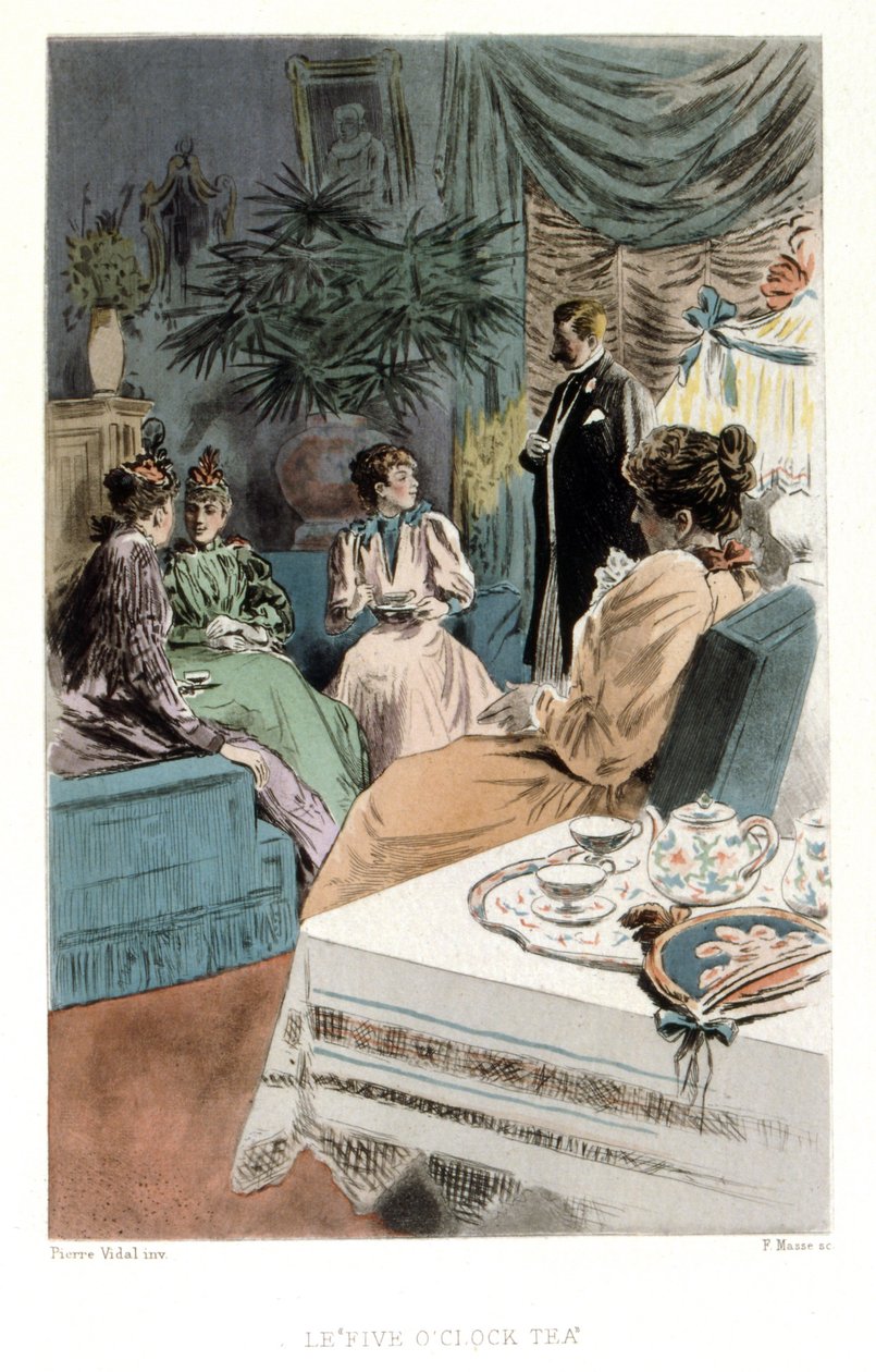 illustration for "La Femme a Paris" 作者 皮埃尔·维达尔