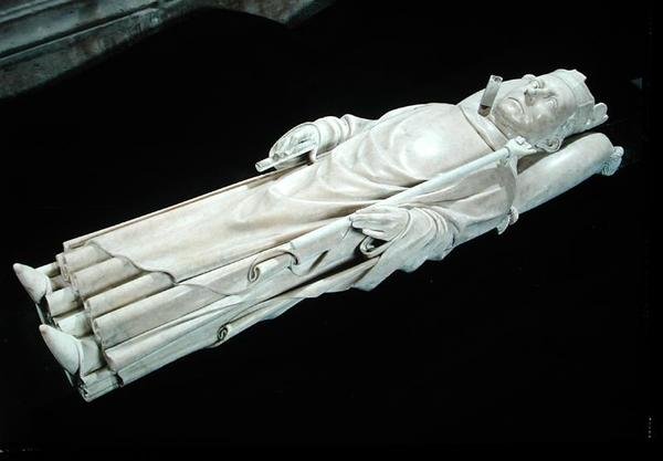 查理六世（1368-1422）的雕像 1429年（大理石雕 作者 皮埃尔·德·图里