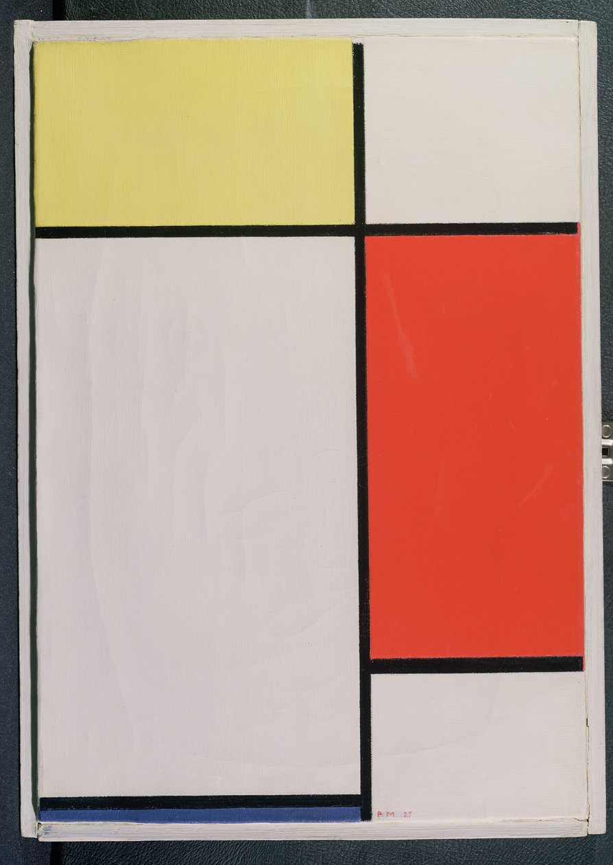 组合物No.II，1927 作者 彼得·蒙德里安