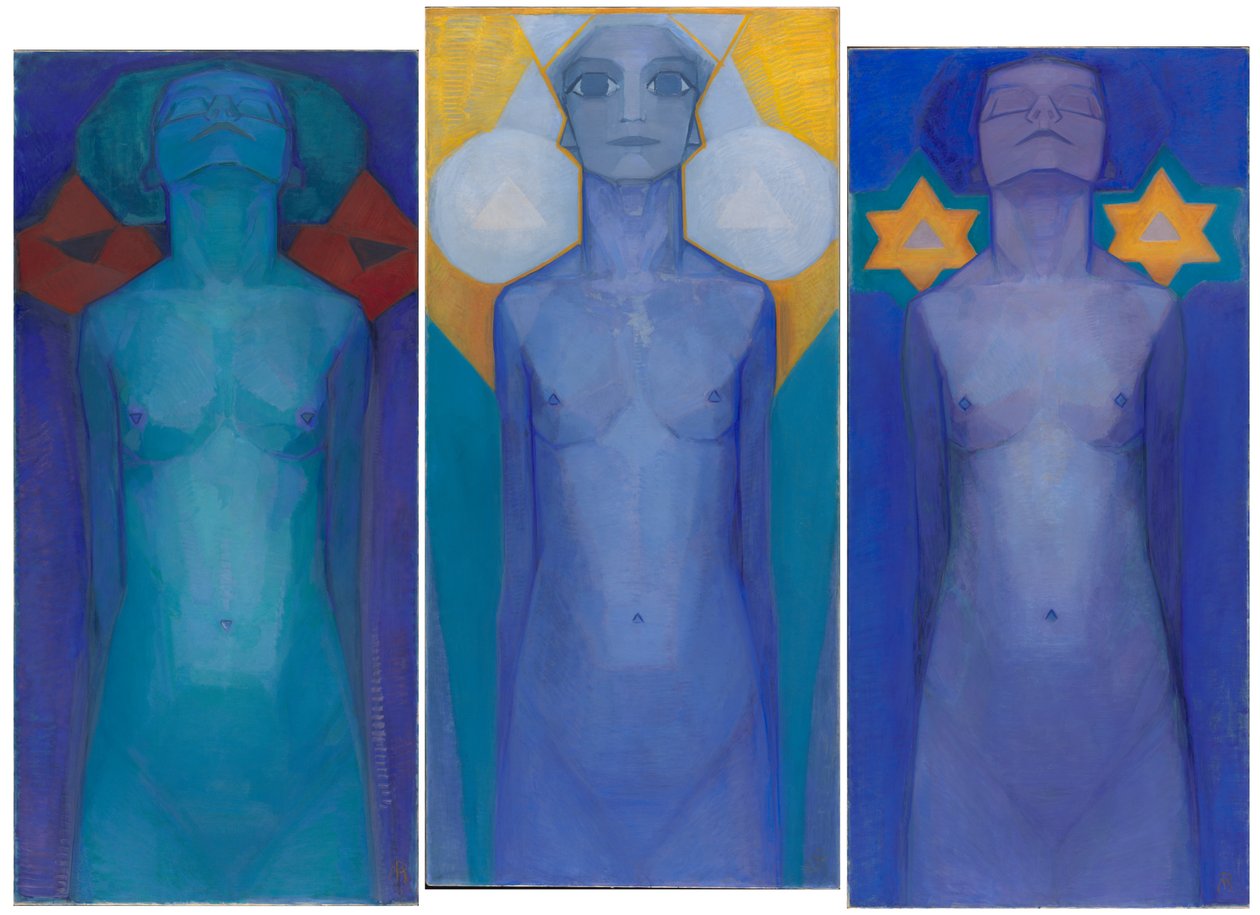进化，c.1911 作者 彼得·蒙德里安