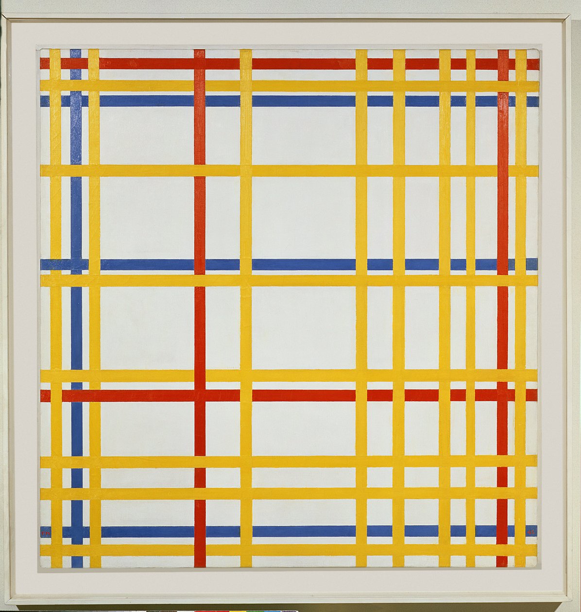 纽约市，1942年 作者 彼得·蒙德里安