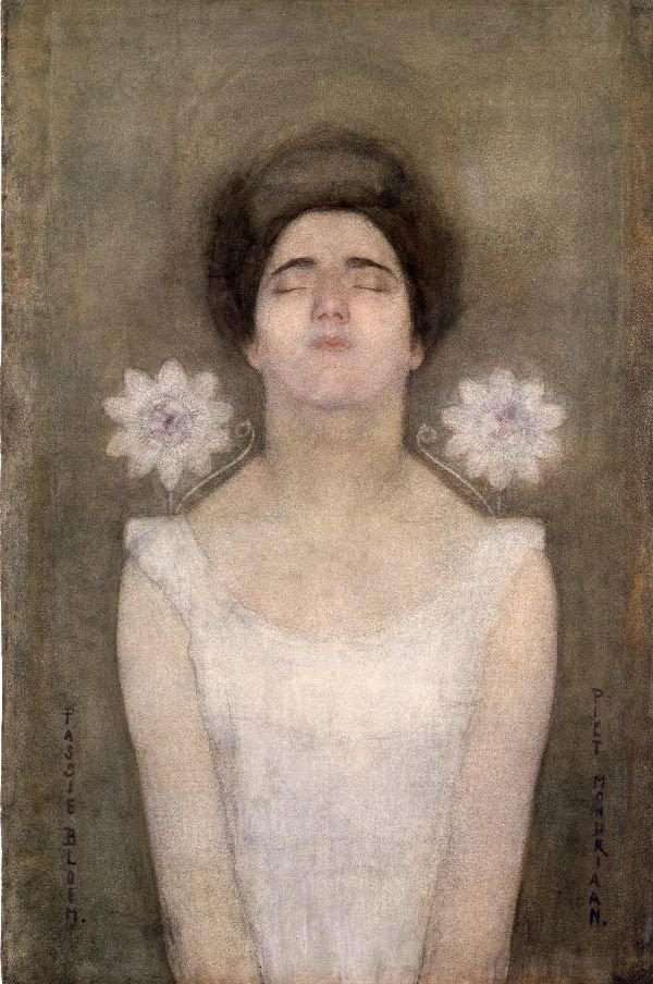 Passiebloem 作者 彼得·蒙德里安
