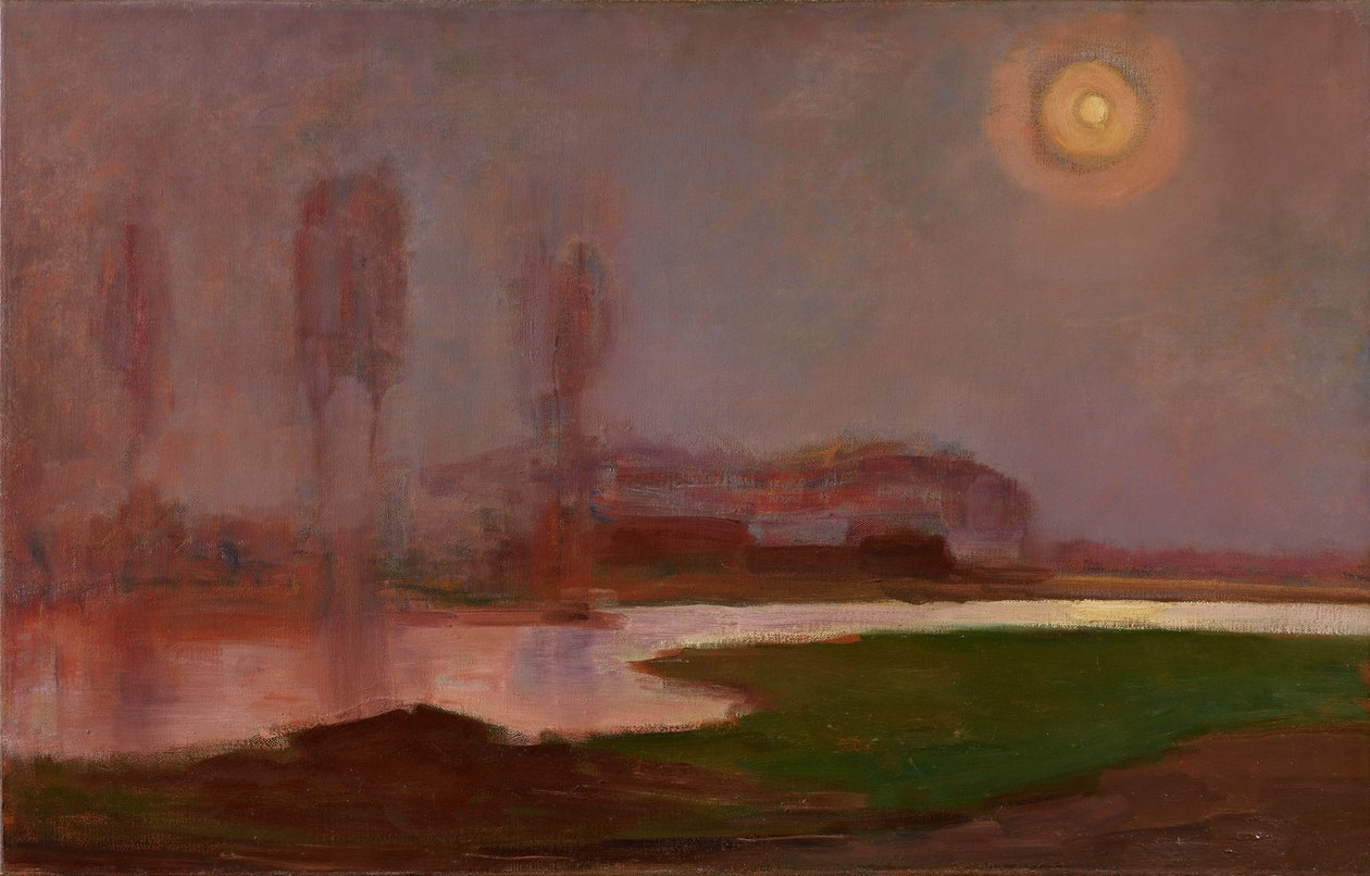 1907年的夏夜 作者 彼得·蒙德里安