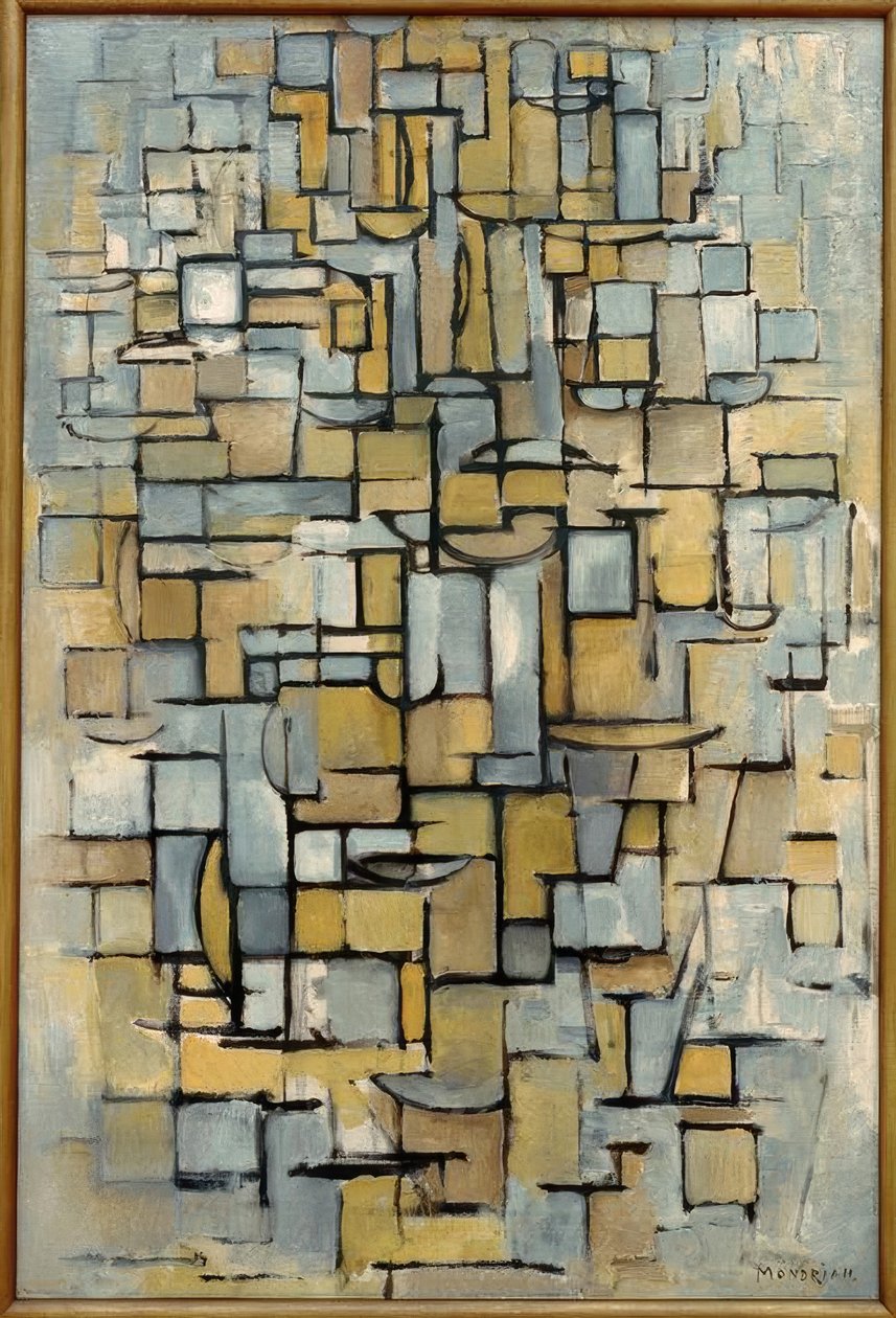 Tableau No.1; Linie和Color中的成分 作者 彼得·蒙德里安