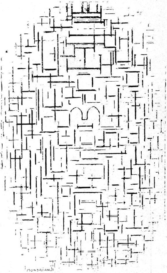 制图 作者 彼得·蒙德里安