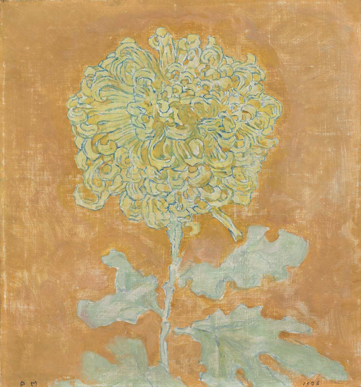 菊花 作者 彼得·蒙德里安