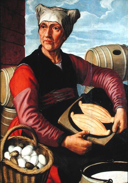 荷兰农民妻子，1543年 作者 彼得·埃森（Pieter Aertsen）