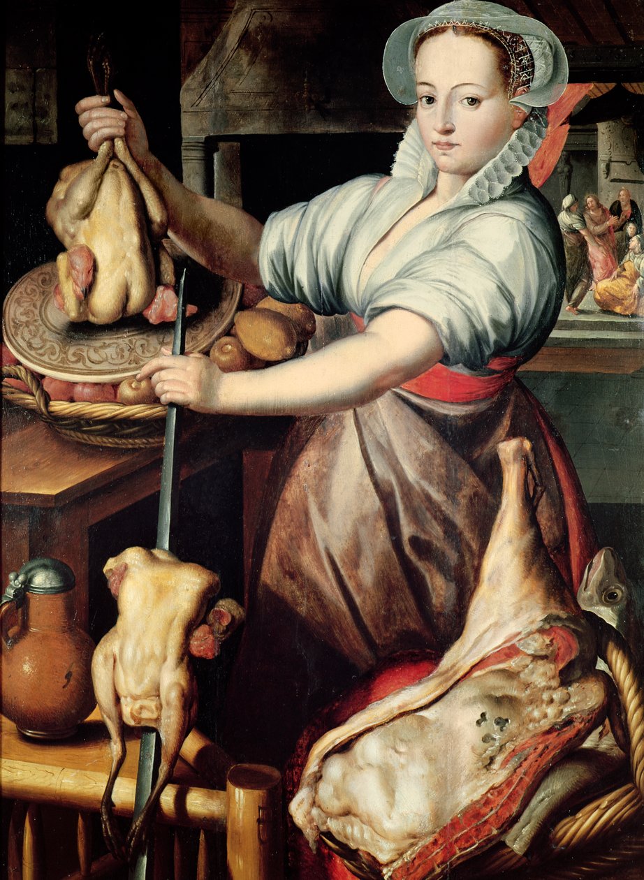 玛莎为耶稣准备晚餐 作者 彼得·埃森（Pieter Aertsen）