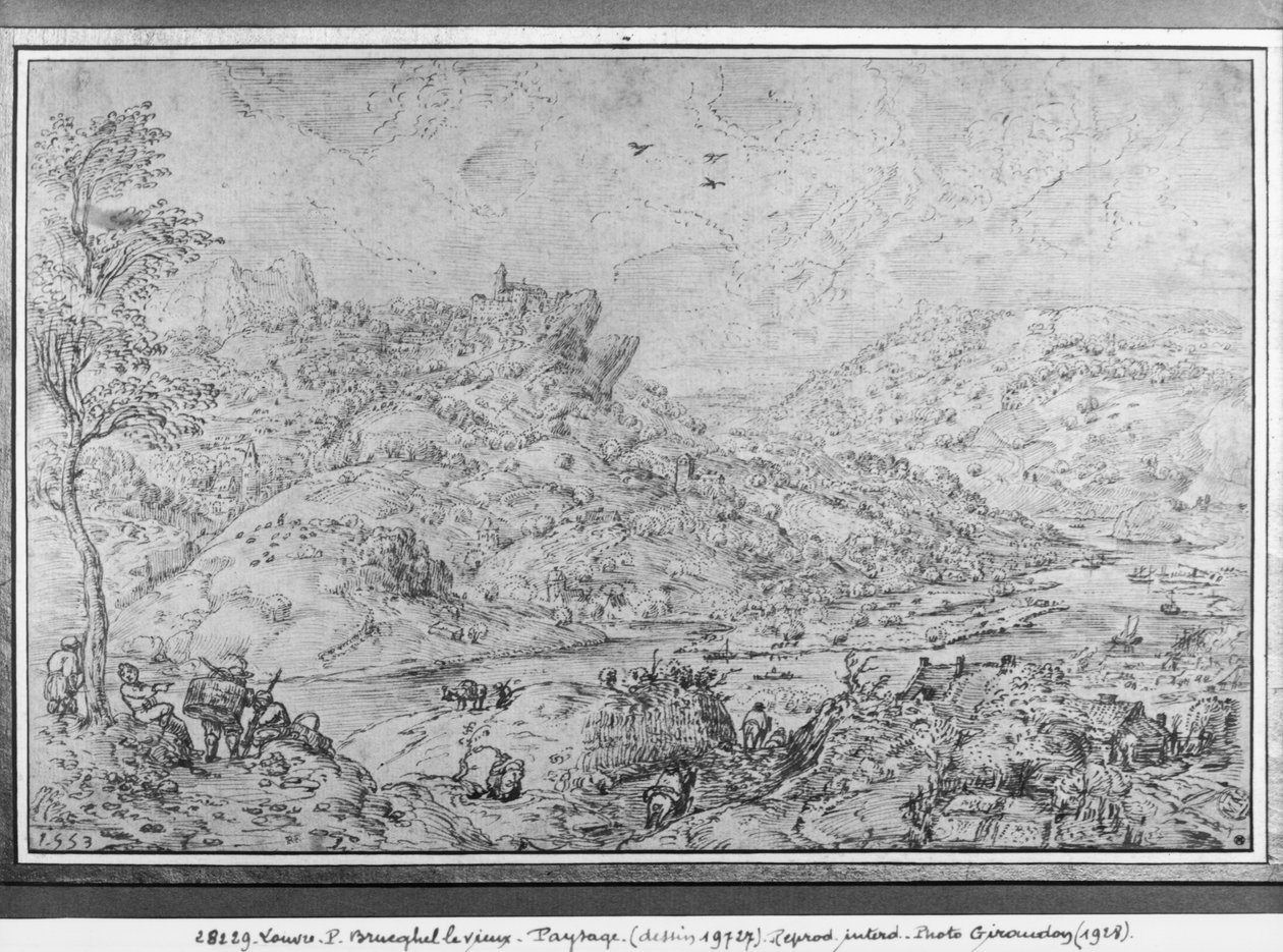 风景，1553 作者 彼得·布鲁格（Pieter Bruegel）