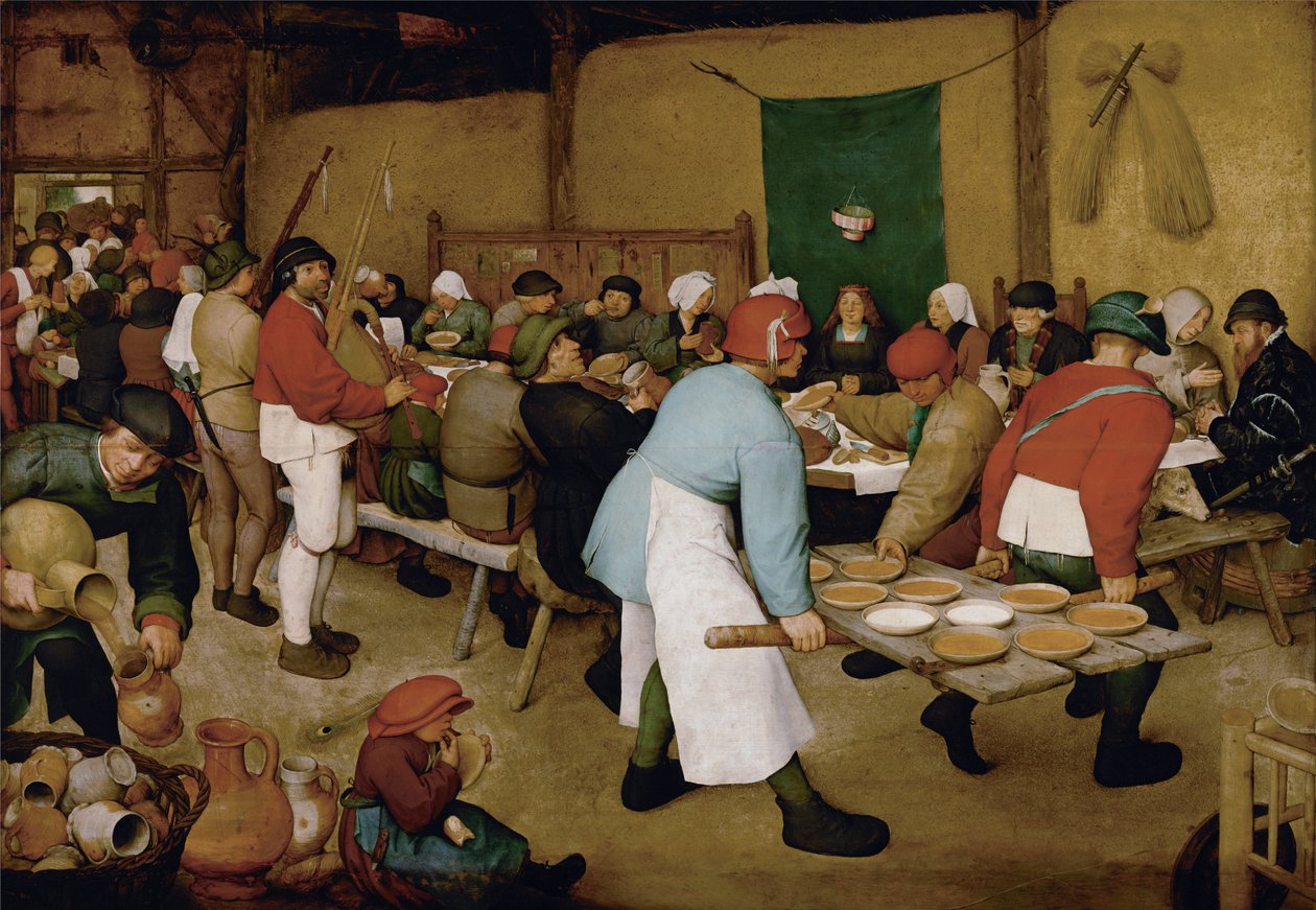 农民婚礼 作者 彼得·布鲁格（Pieter Bruegel）