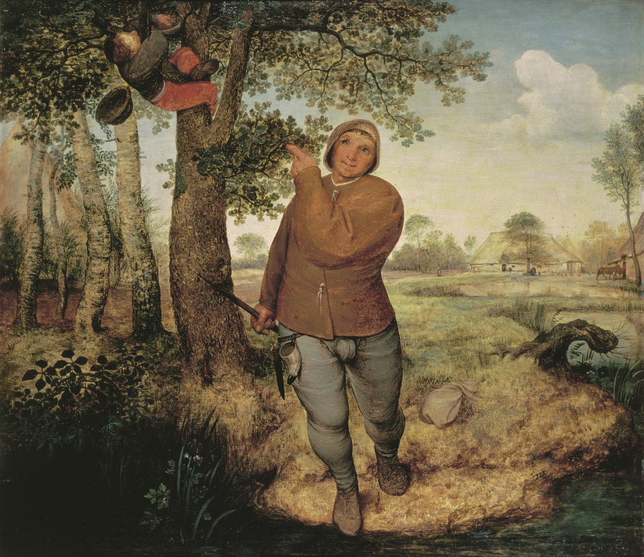 农民和伯恩斯特，1568年 作者 彼得·布鲁格（Pieter Bruegel）