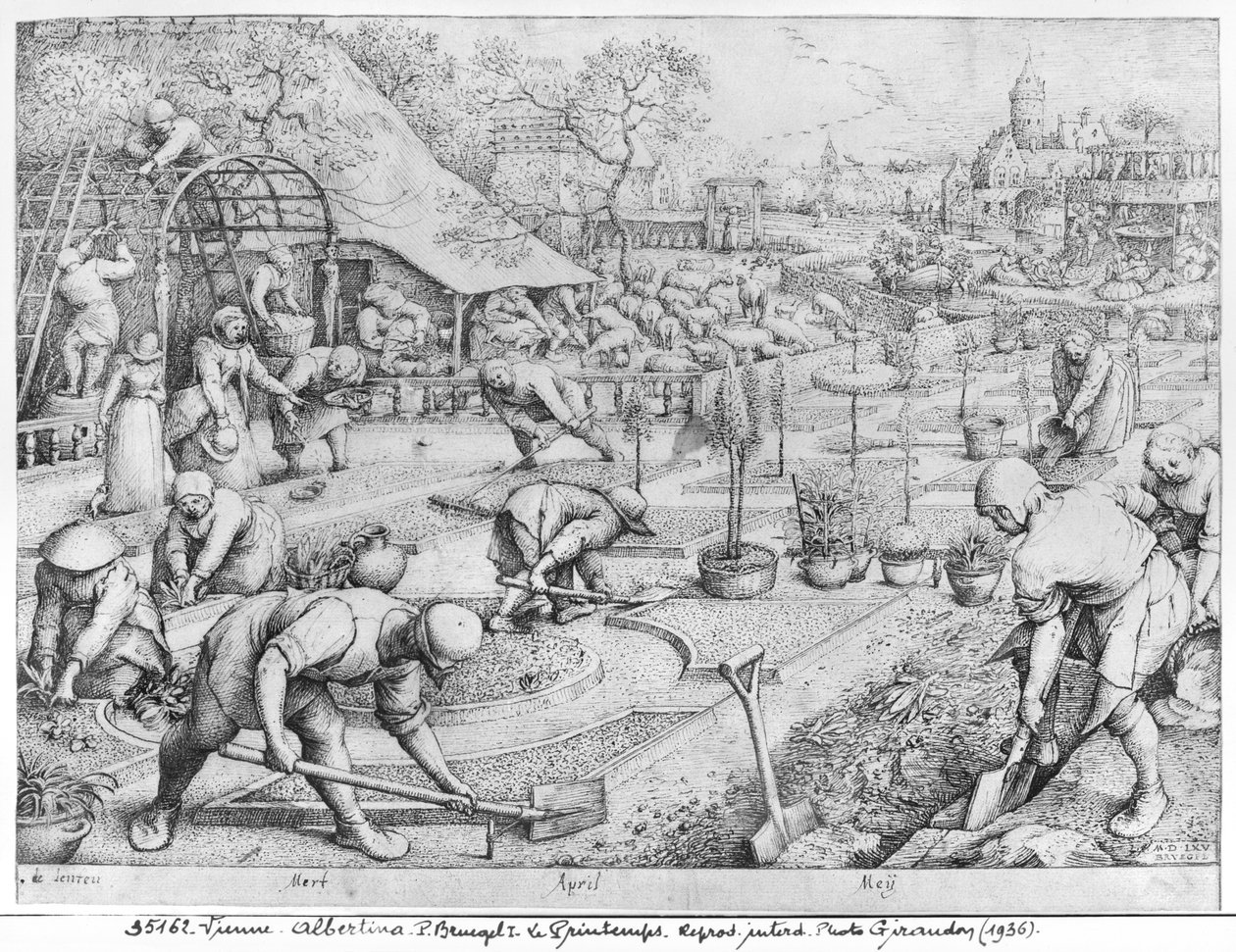春天，1565年 作者 彼得·布鲁格（Pieter Bruegel）