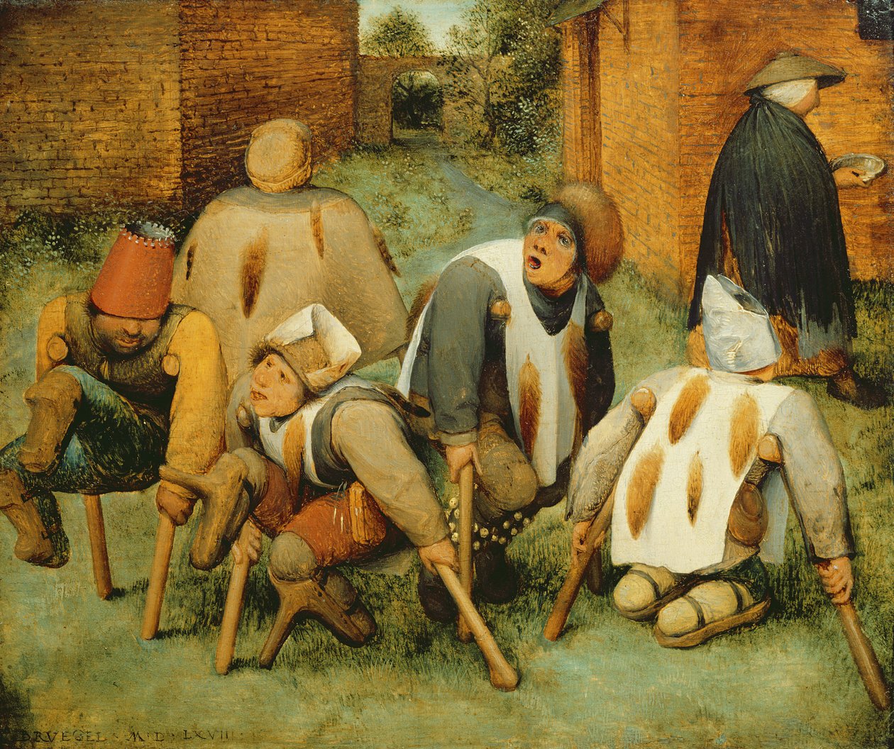 乞丐，1568年 作者 彼得·布鲁格（Pieter Bruegel）