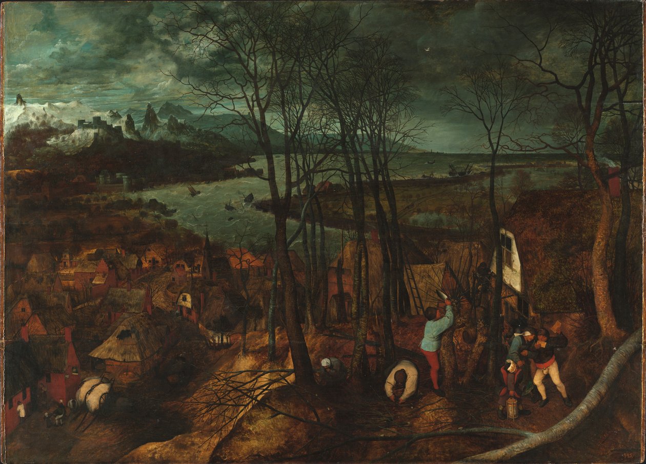 阴沉的一天 作者 彼得·布鲁格（Pieter Bruegel）