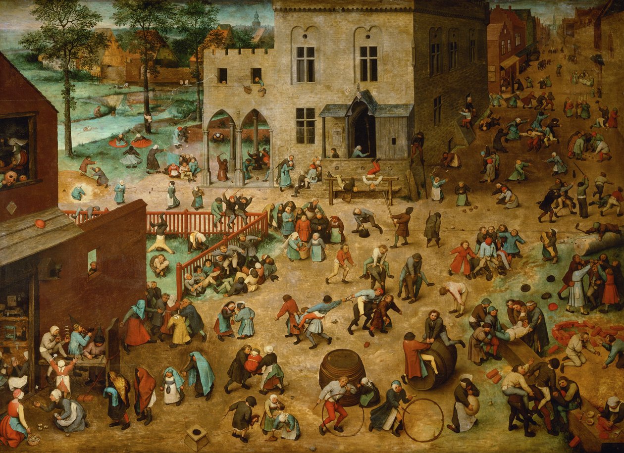 儿童游戏 作者 彼得·布鲁格（Pieter Bruegel）