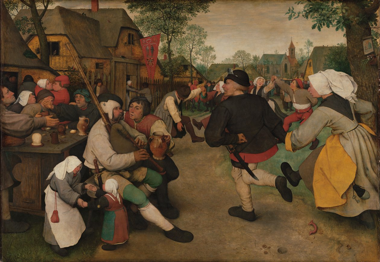 农民舞蹈 作者 彼得·布鲁格（Pieter Bruegel）