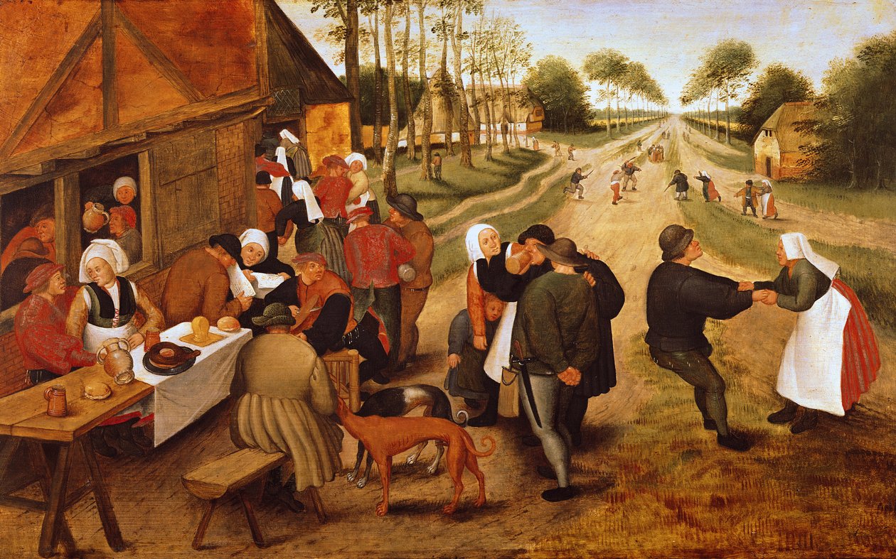 佛兰芒语Kermesse 作者 彼得·布鲁格（Pieter Brueghel）