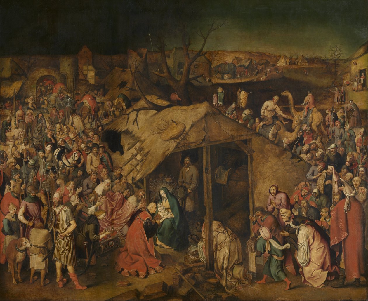国王的崇拜 作者 彼得·布鲁格（Pieter Brueghel）