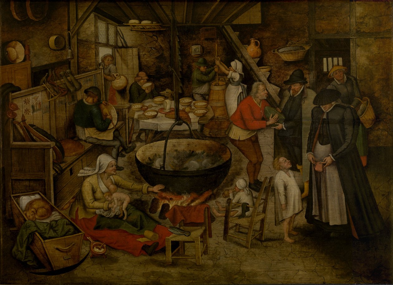 参观农场 作者 彼得·布鲁格（Pieter Brueghel）