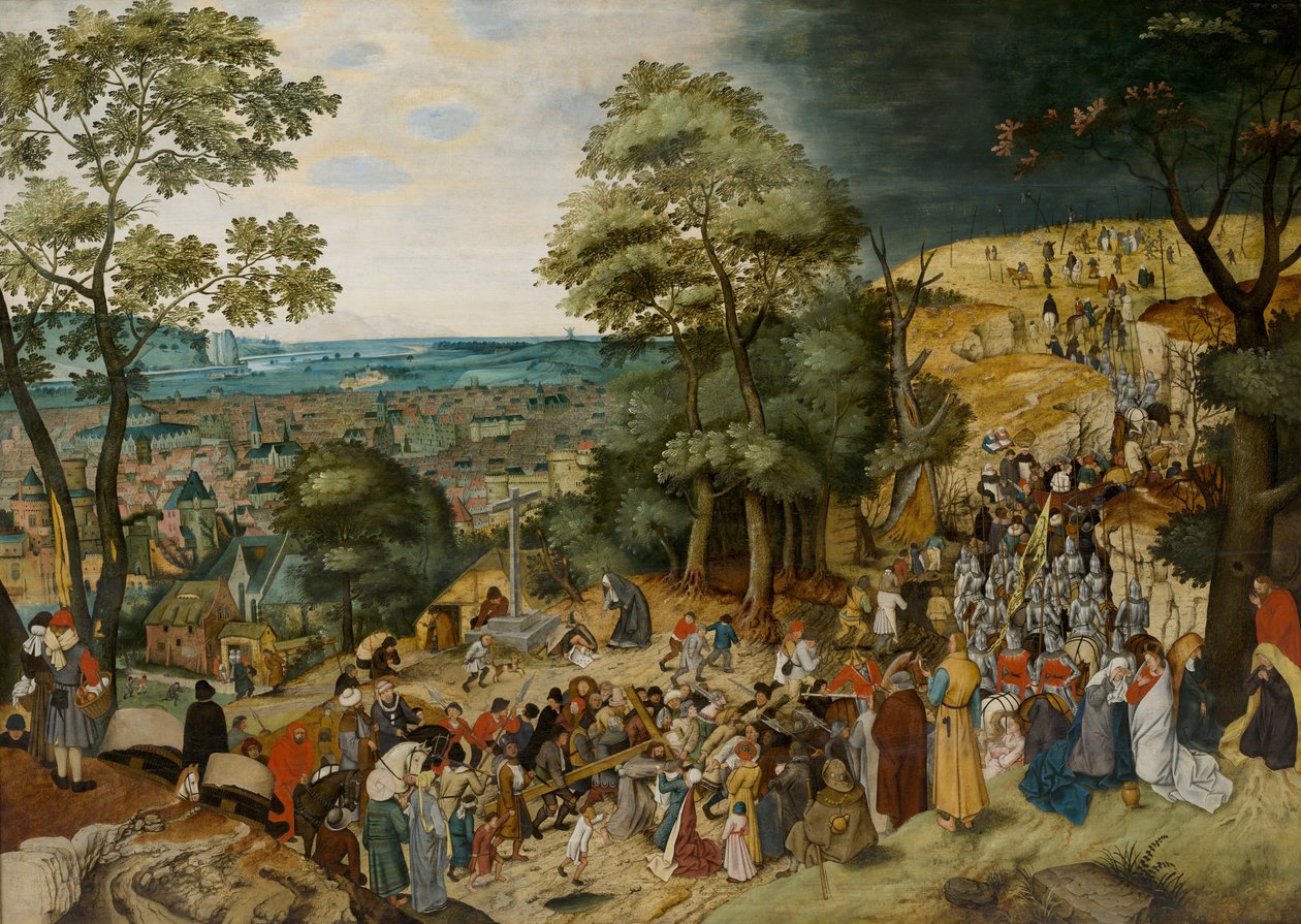 基督背着十字架 作者 彼得·布鲁格（Pieter Brueghel）