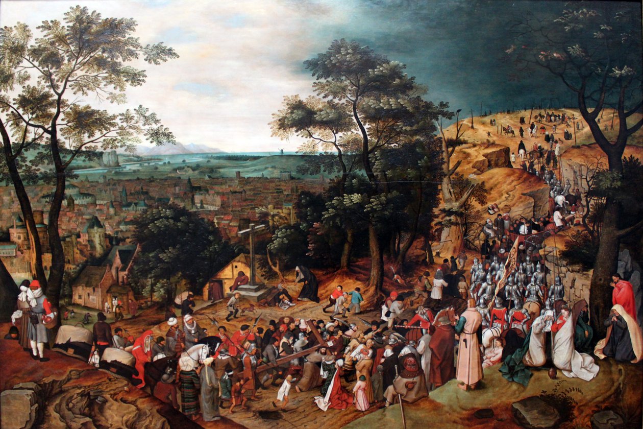 基督背着十字架 作者 彼得·布鲁格（Pieter Brueghel）