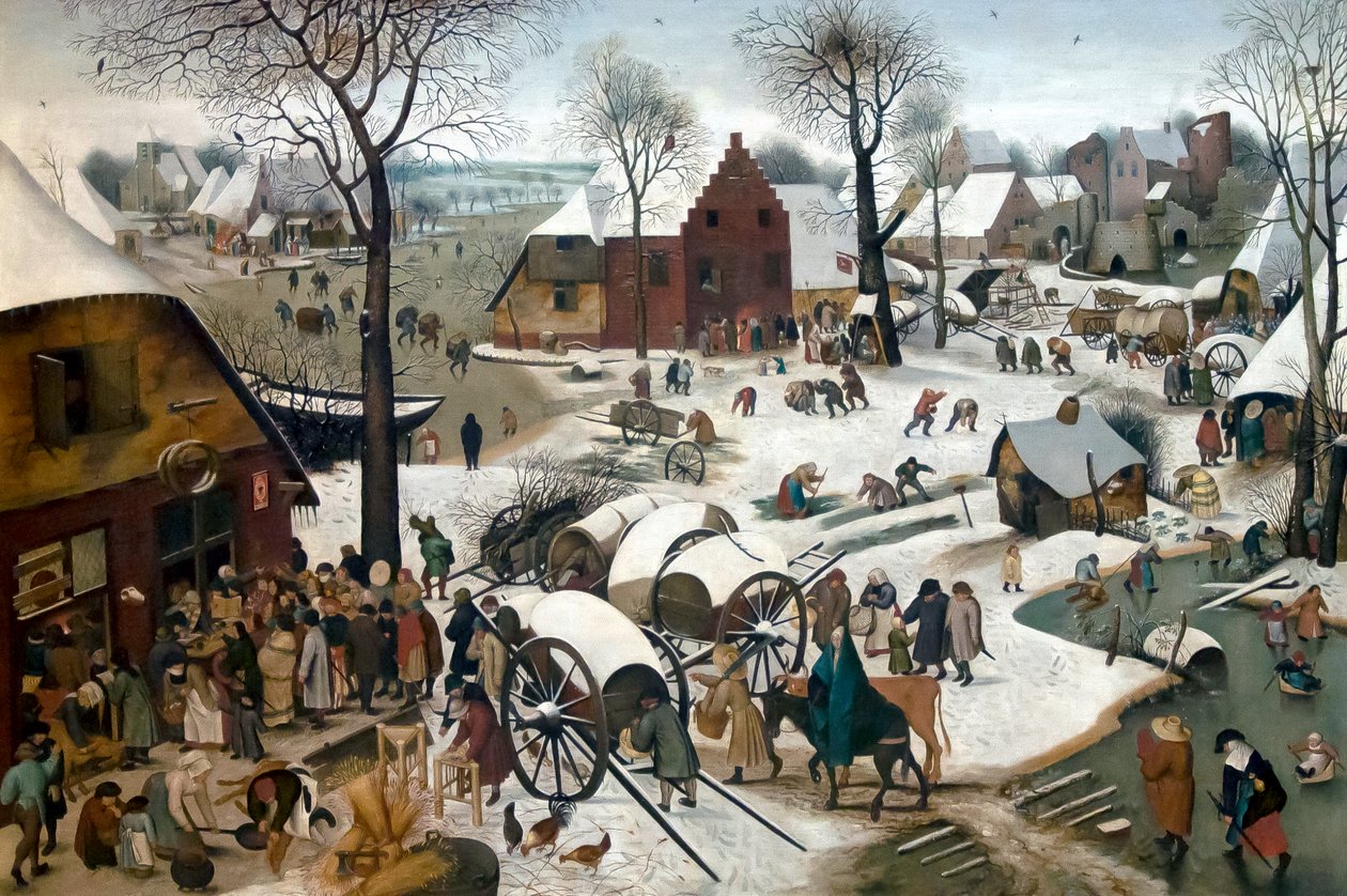 人口普查 作者 彼得·布鲁格（Pieter Brueghel）