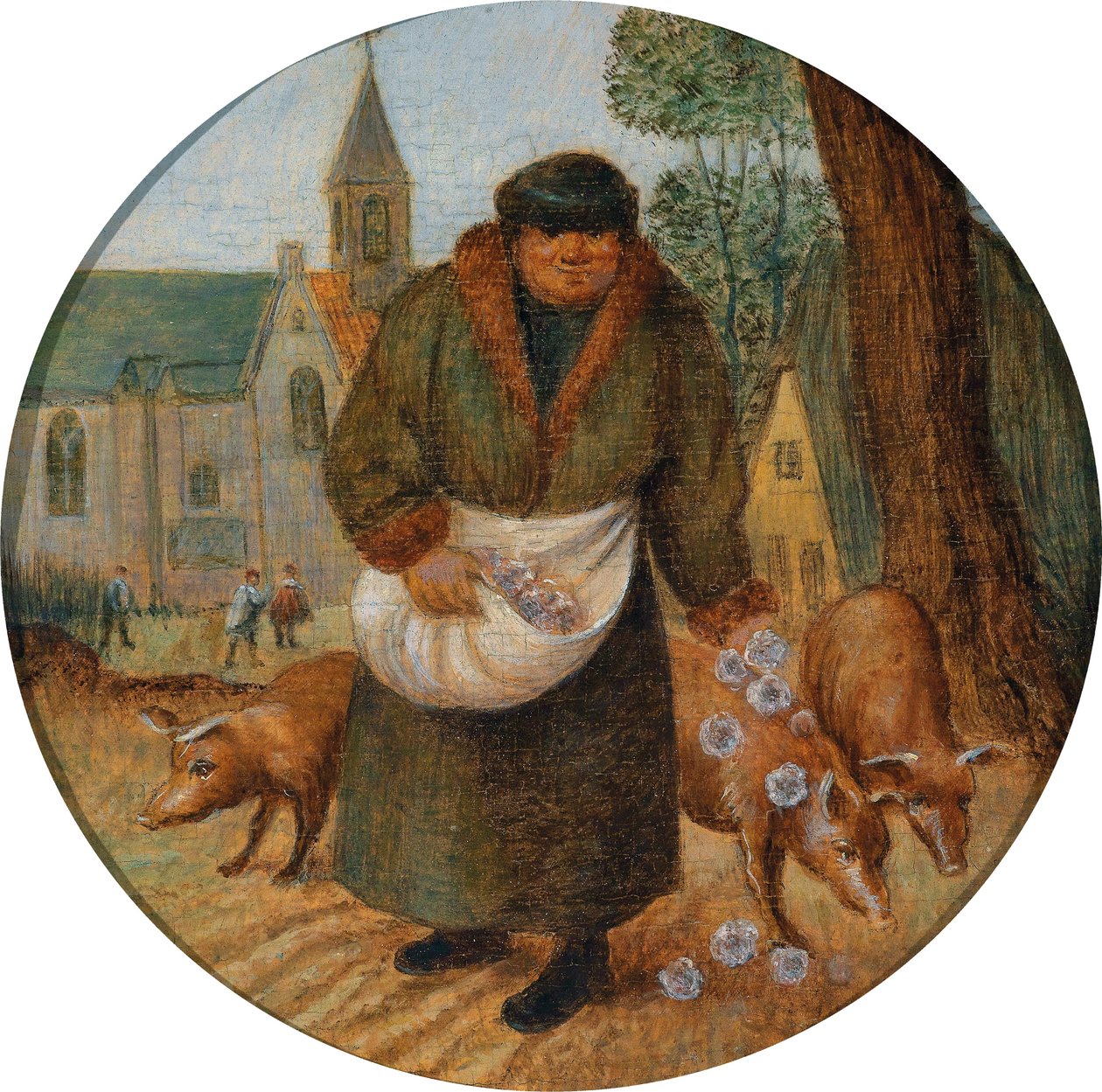 珍珠为野猪 作者 彼得·布鲁格（Pieter Brueghel）