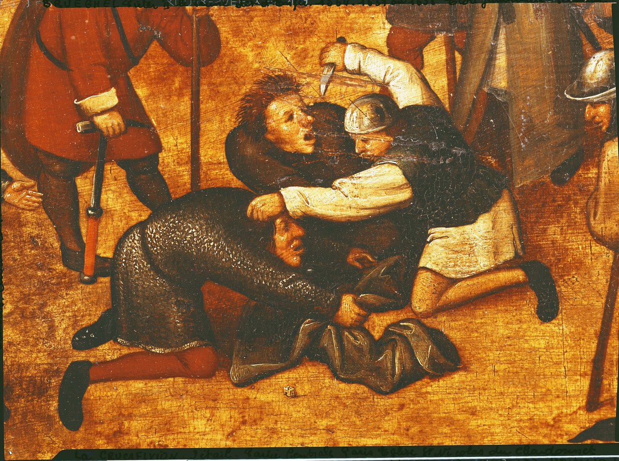 十字架，中央部分的细节 作者 彼得·布鲁格（Pieter Brueghel）