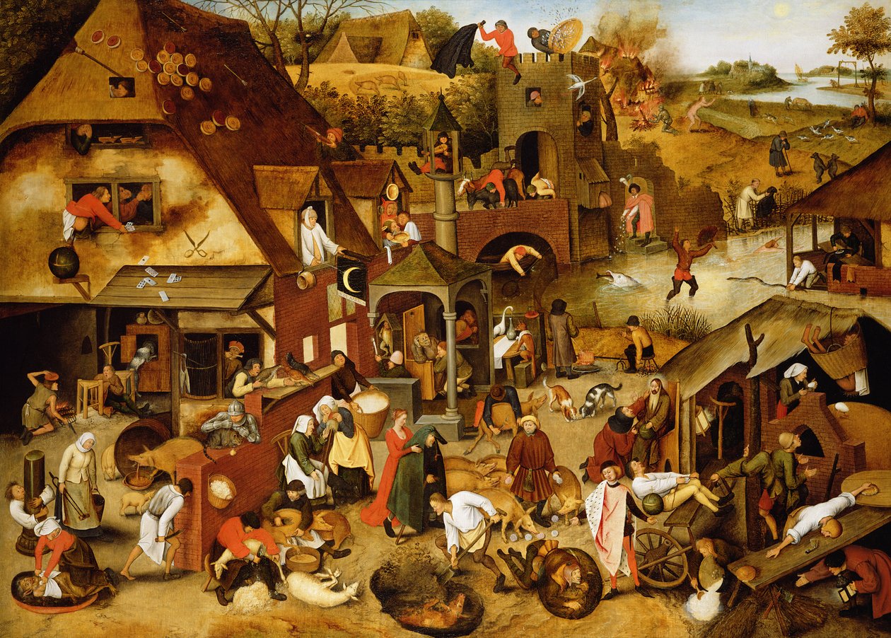 佛兰芒谚语 作者 彼得·布鲁格（Pieter Brueghel）