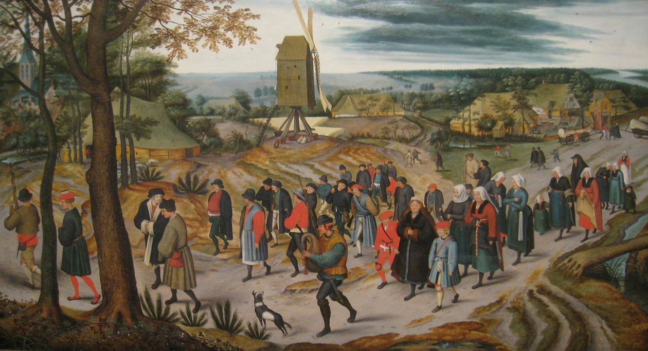婚姻游行 作者 彼得·布鲁格（Pieter Brueghel）