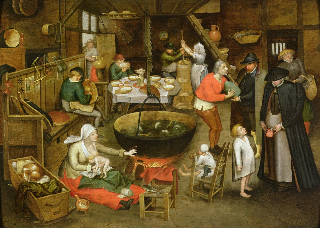 参观农场（小组） 作者 彼得·布鲁格（Pieter Brueghel）