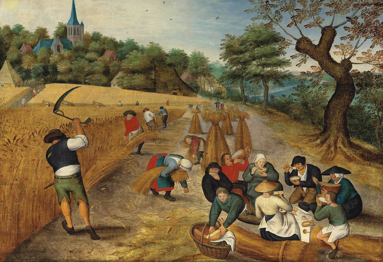 夏天，收割机 作者 彼得·布鲁格（Pieter Brueghel）