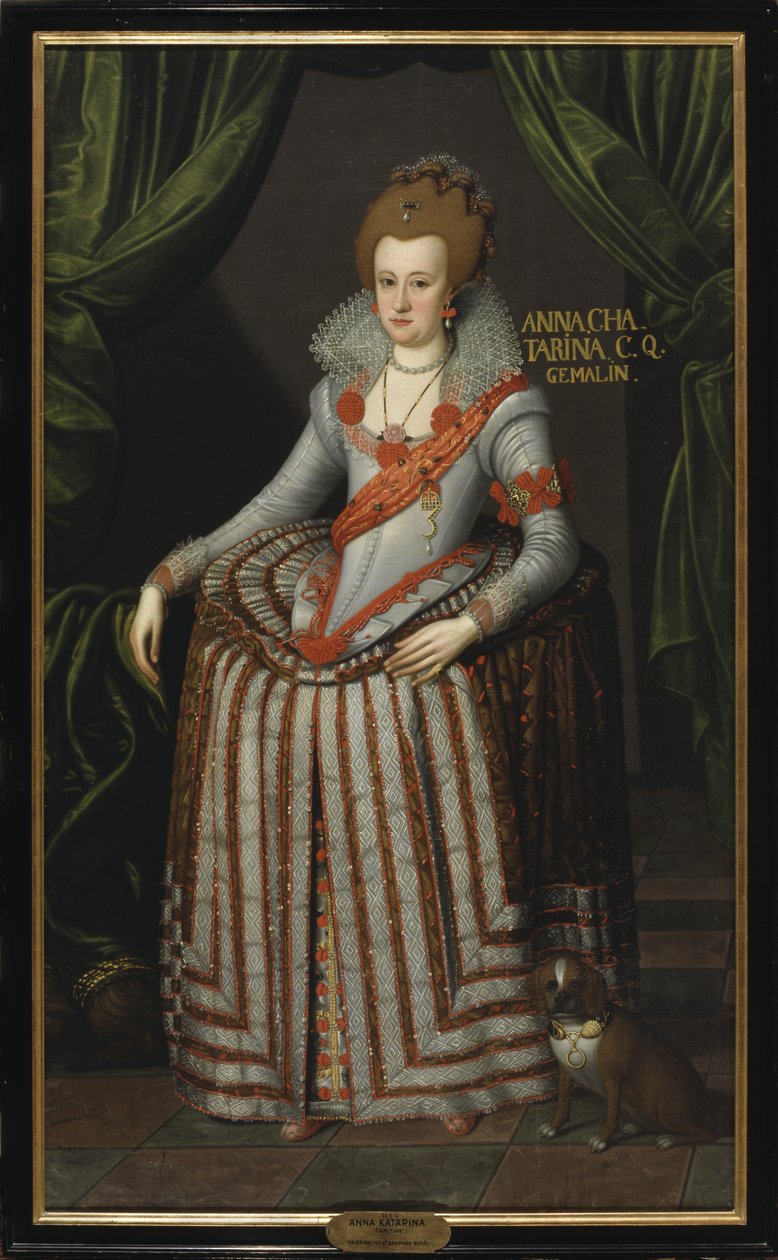 勃兰登堡的安妮凯瑟琳，c.1600 作者 彼得·弗朗斯（Pieter Fransz）。以撒